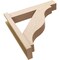 Ekena Millwork 6-in W x 28-in D x 28-in H Funston Block Rough Cedar Woodgrain TimberThane Outlooker, Primed Tan OUTUR060X28X28FST44RCPR - alternate 6